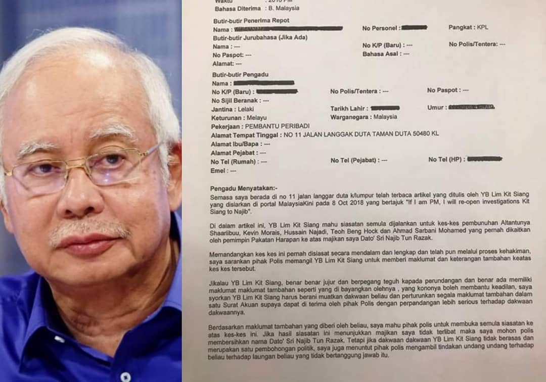 Probe Me If I M A Serial Murderer Dares Najib