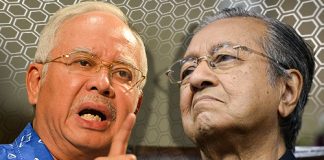 Datuk Seri Najib Razak and Tun Mahathir Mohamad