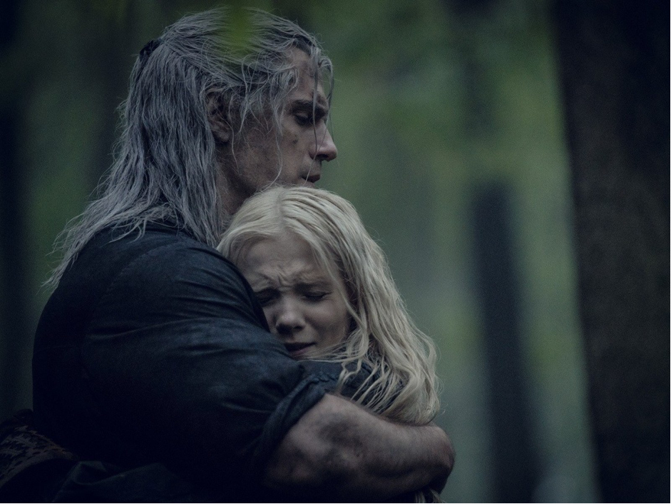 Geralt finally finds Ciri scene in The Witcher.