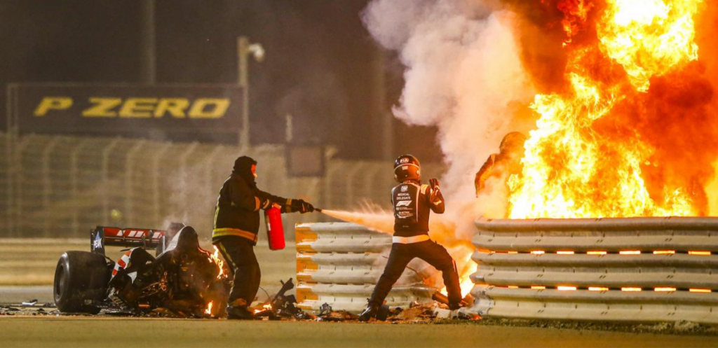 Grosjean on Fire | Nmh
